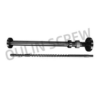 Extruder screw and barrel