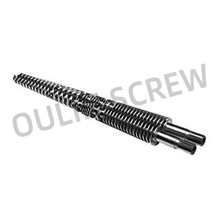 Conical twin-screw