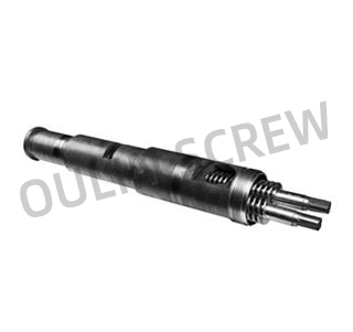 Conical twin-screw