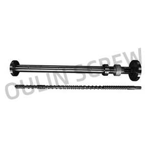 Extruder screw and barrel