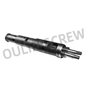Conical twin-screw